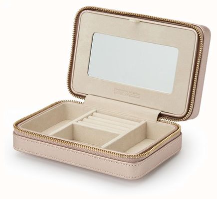 WOLF Palermo Rose Gold Zip Case 213616