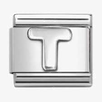 Nomination Classic Letter T Sterling Silver Charm 330113/20