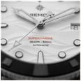 Bremont Supermarine 500M Automatic (43mm) Polar White 3D Wave Pattern Dial / Stainless Steel Bracelet SM43-DT-SS-WH-B - alternate view 4