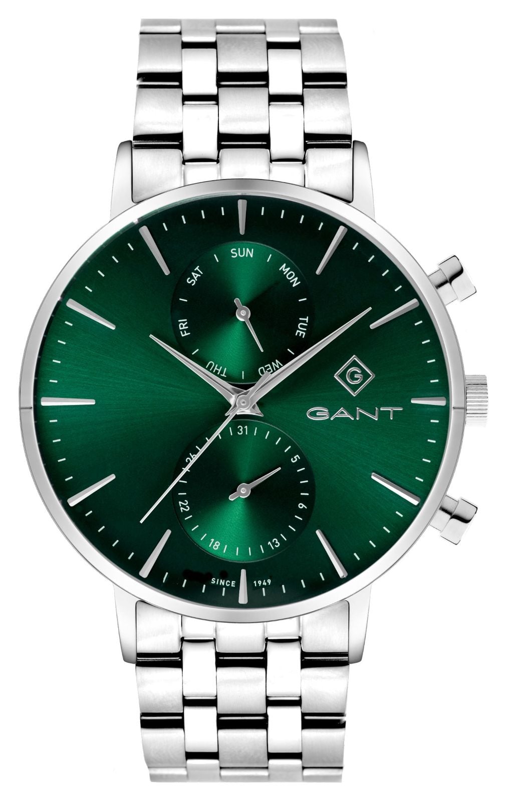GANT G121018 PARK HILL Day-Date II (43.5mm) Green Dial / Watch