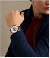 Fossil Townsman 44 mm Automatic Navy Leather ME3293 - alternate view 4