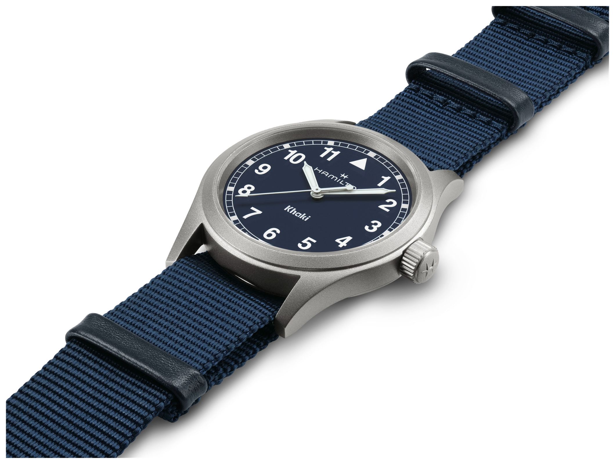 Hamilton H69401940 Khaki Field Quartz (38Mm) Blue Dial / Watch - 2