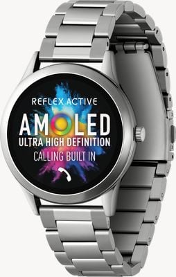 Reflex Active Series 31 Amoled Smart Calling Watch (35mm) Stainless Steel Bracelet RA31-4093