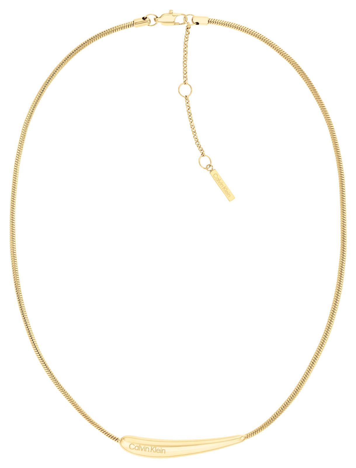 Calvin Klein 35000339 Women's Elongated Drops Necklace Gold Jewellery