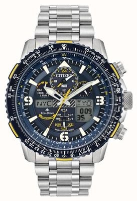 Citizen Men's Blue Angels Skyhawk A-T Eco-Drive Stainless Steel JY8078-52L