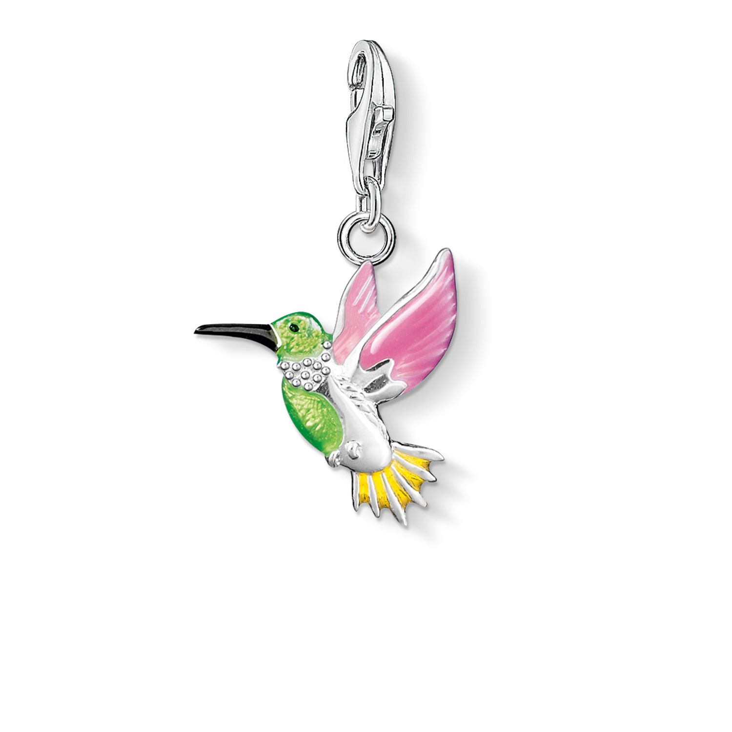 Thomas Sabo 0655-007-7 Hummingbird Charm Multicoloured 925 Jewellery
