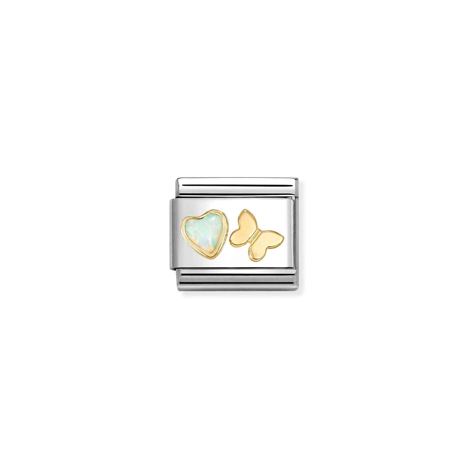 Nomination 030523/11 Classic White Opal Heart & Butterfly Jewellery