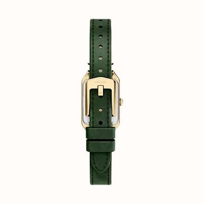 Fossil Raquel 18 mm Three-Hand Green Leather Watch ES5531 - alternate view 2