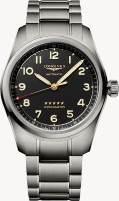 LONGINES Spirit Titanium (42mm) Anthracite Dial / Titanium Bracelet L38111536