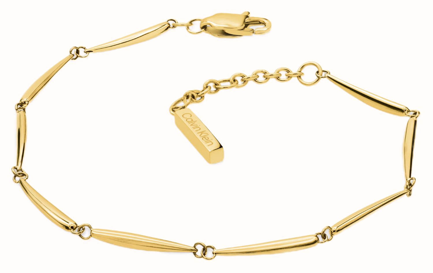 Calvin Klein Elongated Drops Gold-Tone Bracelet 35000997 - alternate view 2