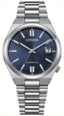 Citizen Tsuyosa Automatic (37mm) Sunray Navy Blue Dial / Stainless Steel Bracelet NJ0200-50M