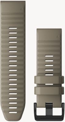 Garmin QuickFit 26 Watch Strap Only, Dark Sandstone Silicone 010-12864-02