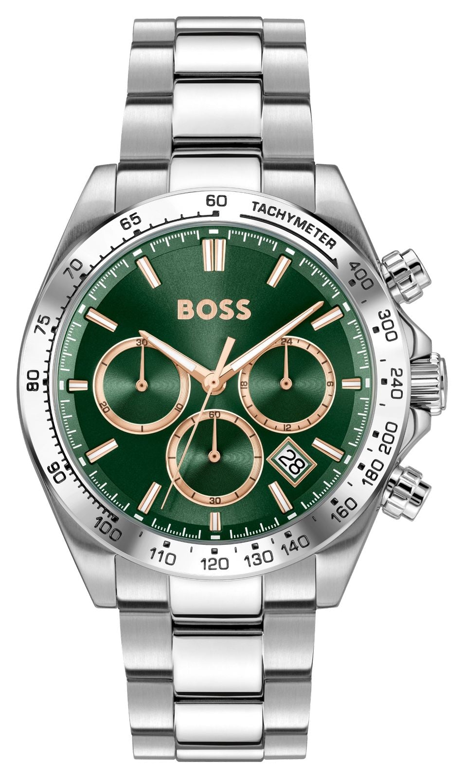 BOSS 1514268 HERO 2.0 Chronograph (44mm) Green Dial / Watch