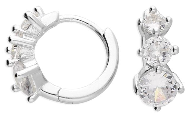 CME Leicester Limited H6078/S Cubic Zirconia Graduated 3 Jewellery