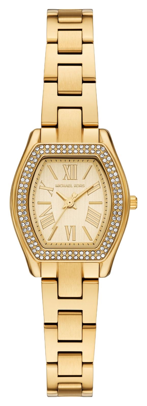 Michael Kors MK7618 Petite Chelsea PavÃ© Quartz (25mm) Gold Watch