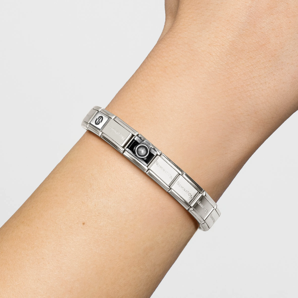 Nomination Classic Camera Black Enamel Sterling Silver Charm 330204/44 - alternate view 2