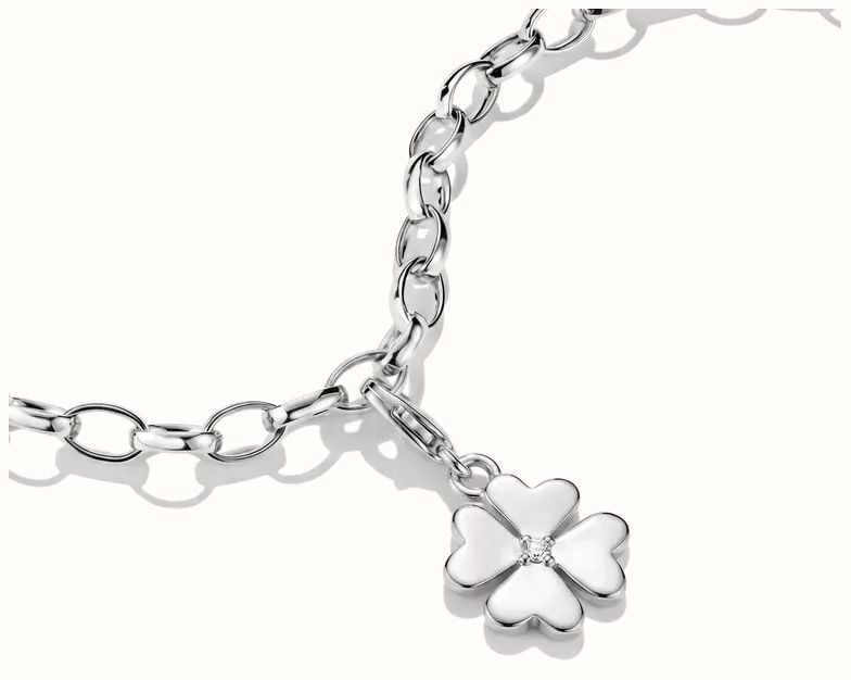 Thomas Sabo Cloverleaf Charm With White Zirconia – Original 2248-M02-14 - alternate view 2