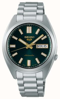 Seiko 5 Sports SNXS Vintage Gold Collection In ‘Green Tie’ SRPL57K1