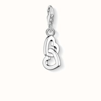 Thomas Sabo Hearts Charm 925 Sterling Silver 0773-001-12