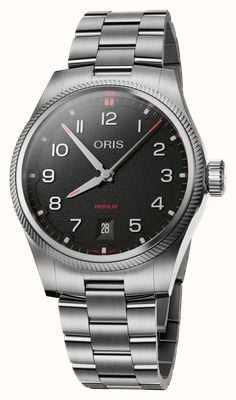 ORIS ProPilot Date Automatic (41mm) Textured Black Dial / Stainless Steel Bracelet 01 733 7805 4164-07 8 20 04LC