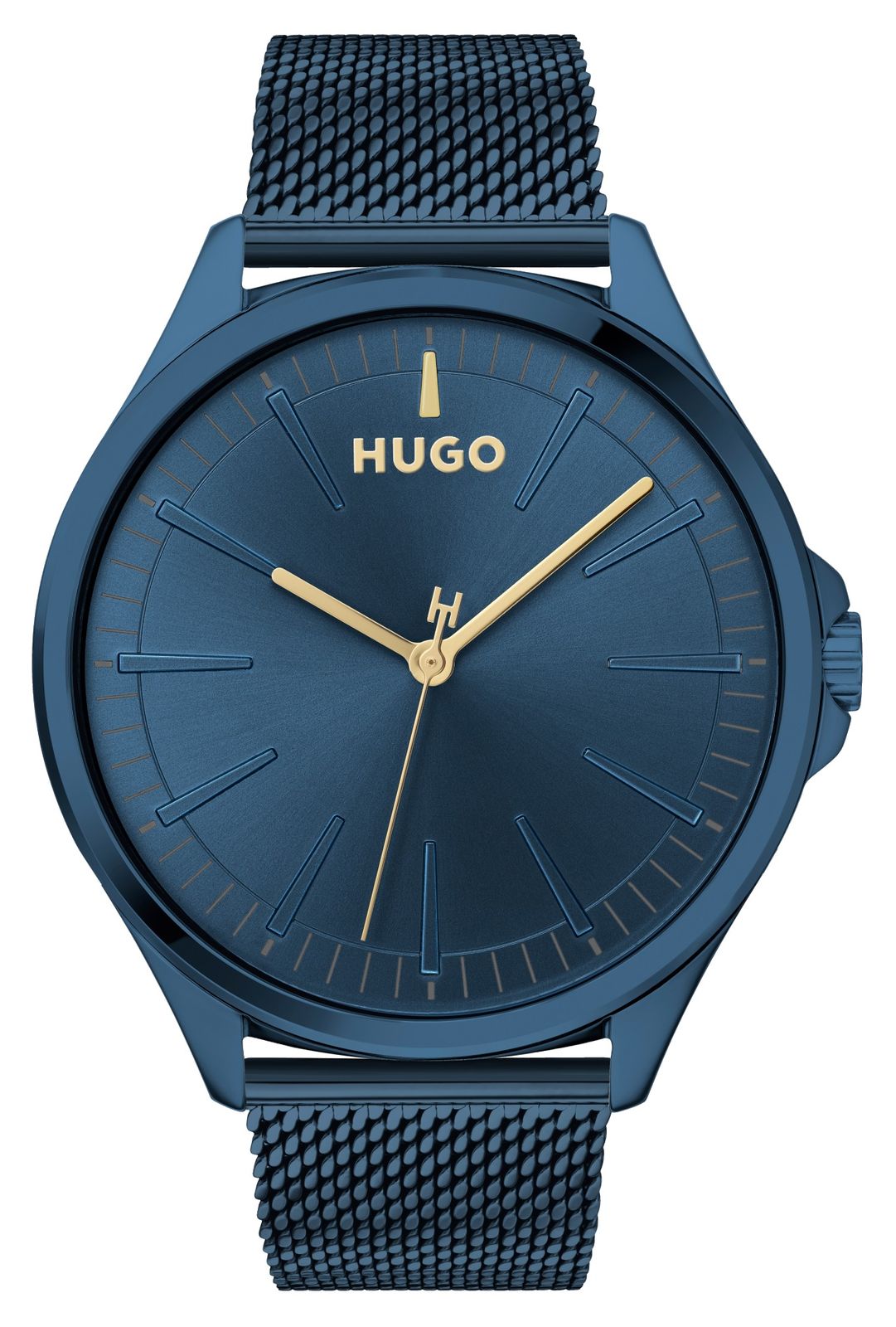 HUGO 1530136 #SMASH | Blue Steel Mesh Bracelet | Blue Dial Watch