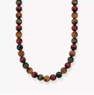 Thomas Sabo Talisman Necklace With Tiger Eye Beads KE2304-826-7-L70