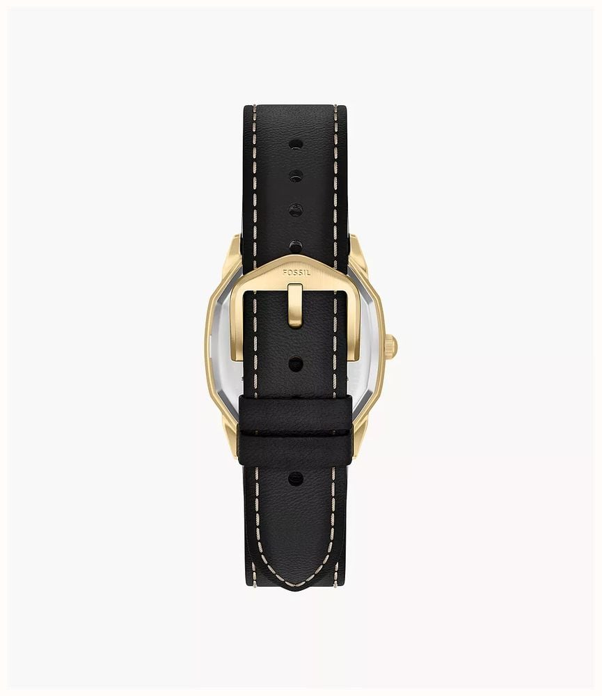 Fossil Harlow 33 mm Three-Hand Black Leather FS6215 - alternate view 2