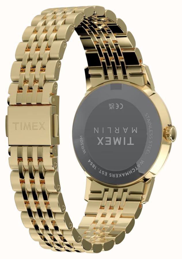 Timex MARLIN Quartz 34mm Stainless Steel Gold Tone Bracelet TW6A04000 - alternate view 4