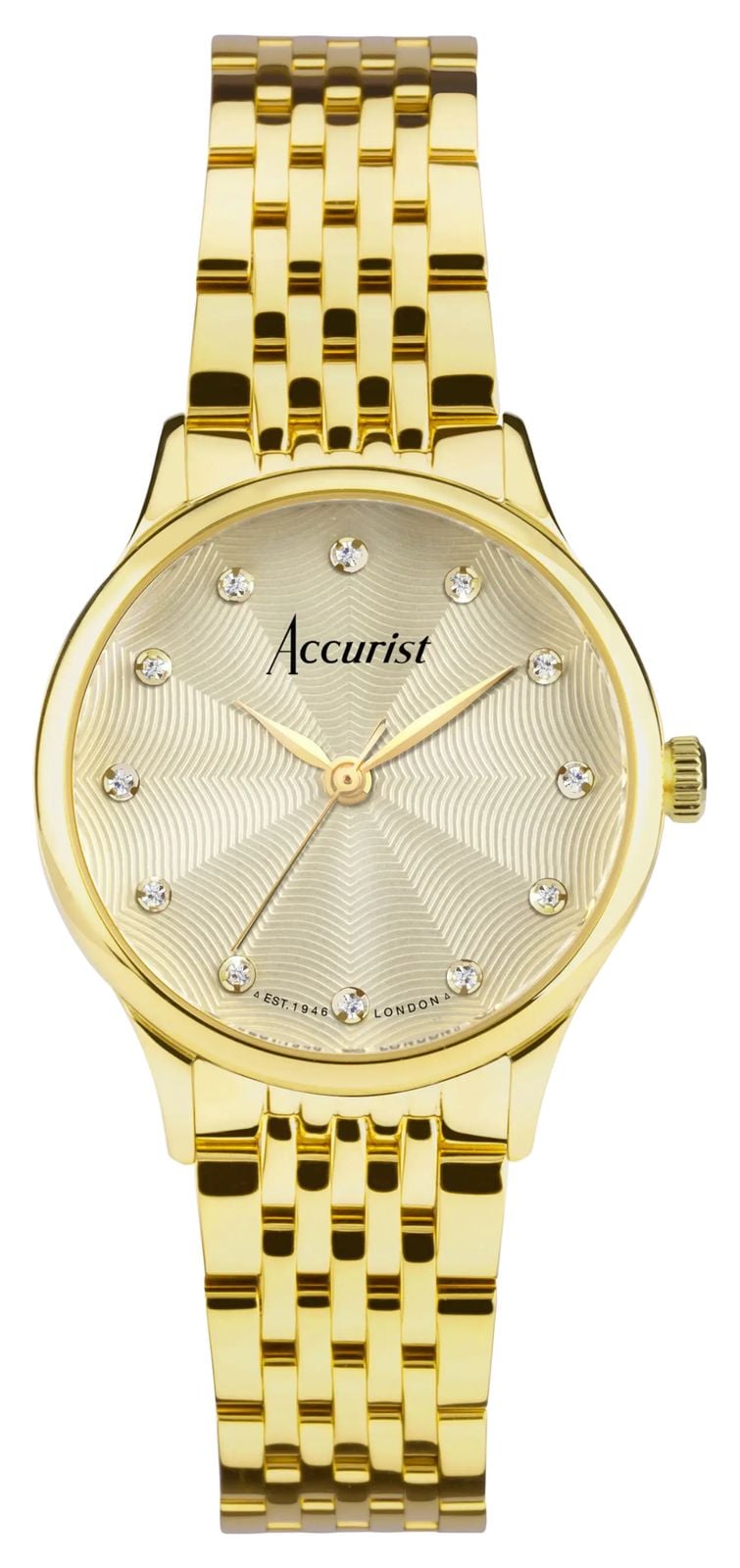 Accurist 77003 Women's Dress Diamond Quartz (28mm) Champagne Watch