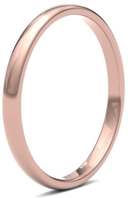 James Moore Wedding Rings | 9ct Rose Gold | 2mm | Medium | Premium Court | AG_2LMP-9R