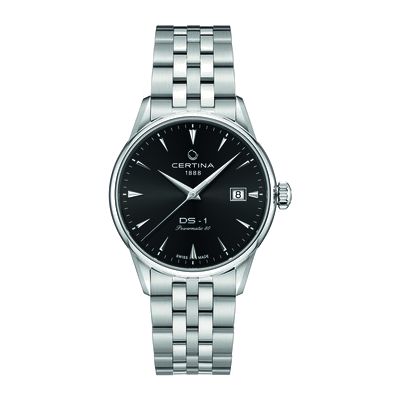 Certina C0292071105100 Unisex DS-1 38mmAutomatic ∙ Black Watch