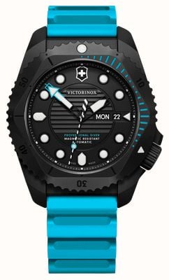 Victorinox Dive Pro Automatic (43mm) Black Dial / Blue Rubber Strap 242071