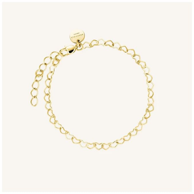Rosefield Jewellery JBHCG-J682 Heart Chain Gold Plated