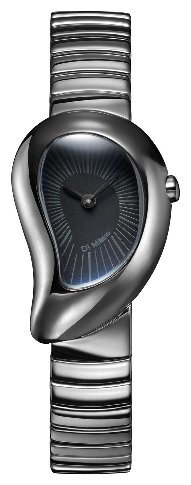 D1 Milano DRBL03 Dropmist (23mm) Matte Black Dial / Black Watch