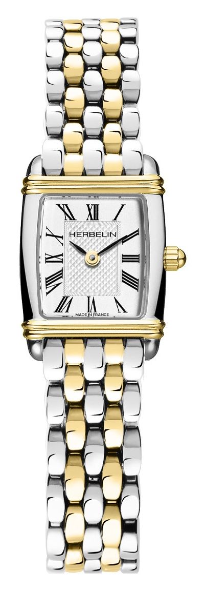 Herbelin 17438BT08 Art DÃ©co Quartz (17.8mm) Silver Dial / Watch