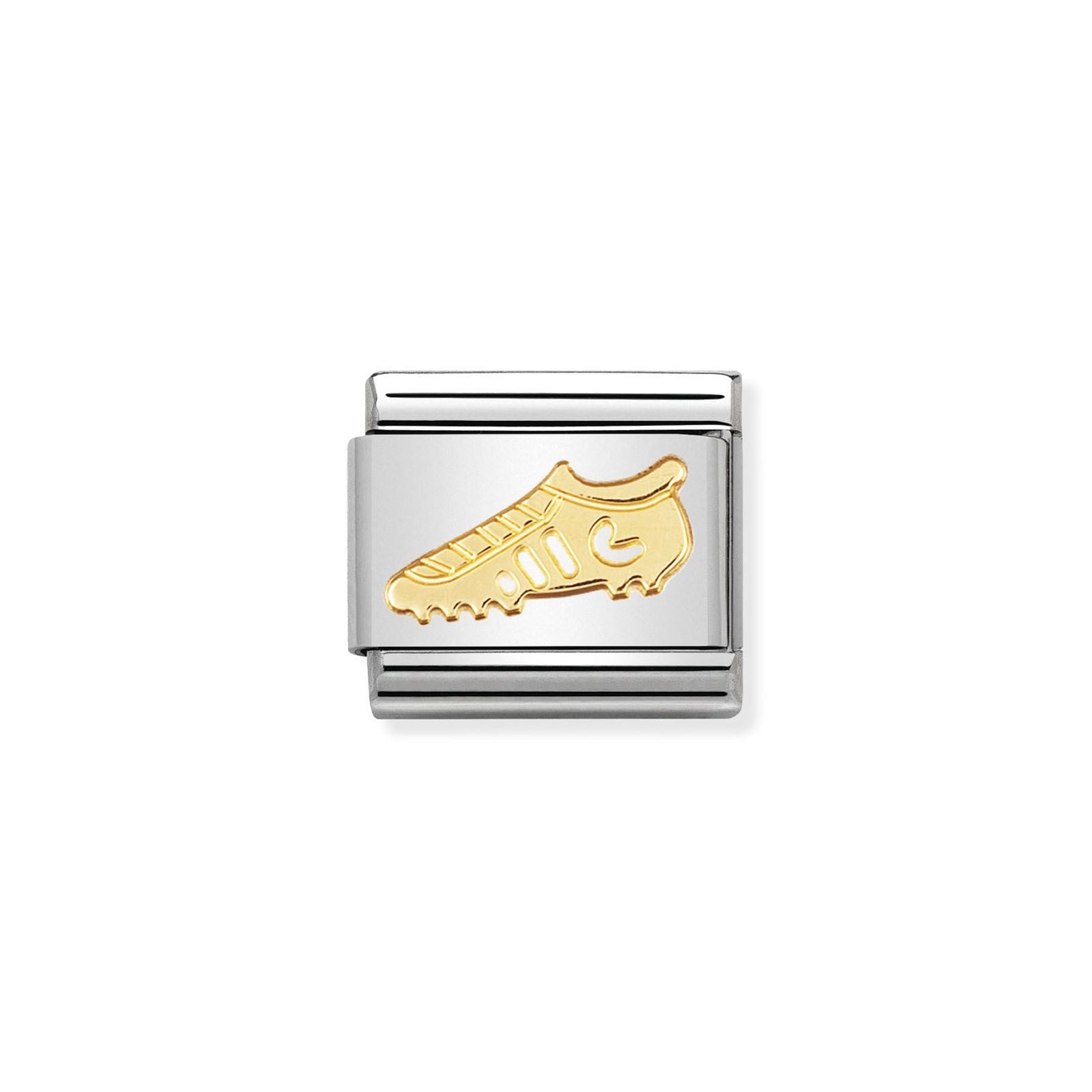 Nomination 030106/04 Classic Football Boot 18ct Gold & Steel Jewellery