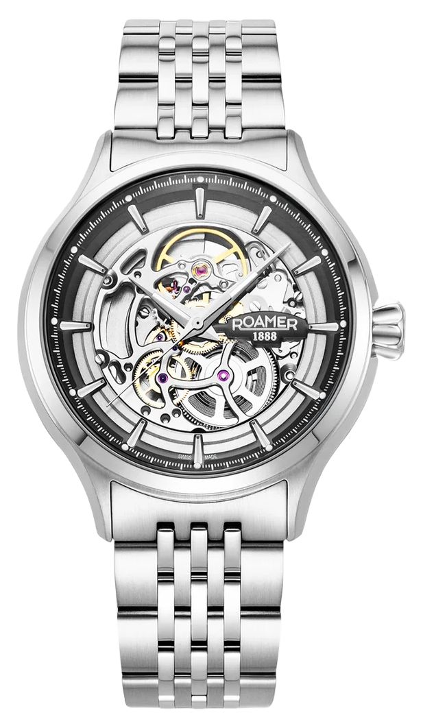 Roamer 101984 41 85 10 Competence Skeleton IV (43mm) Silver Watch