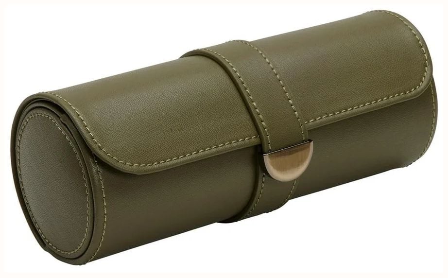 WOLF 90th Anniversary Earth Triple Watch Roll - Olive 190641 - alternate view 2