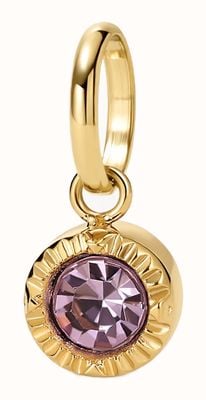 D.LOUISE Mini Bezel Birthstone February/Amethyst CH-40-02