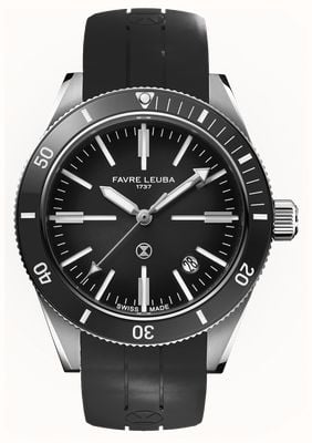 Favre Leuba Deep Raider Renaissance Automatic (40mm) Grey Fumé Dial / Black Rubber Strap 00.20308.101.06.301