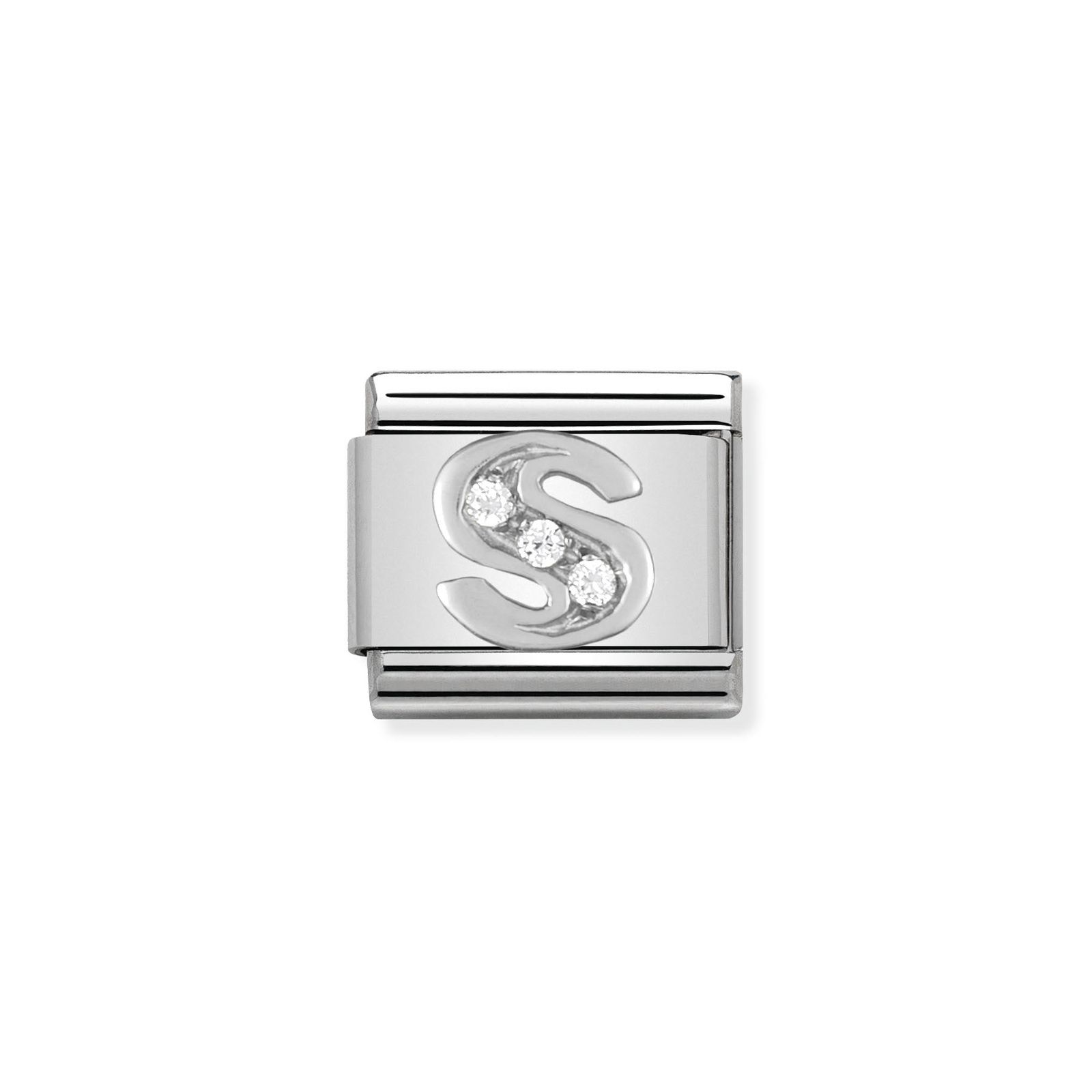 Nomination 330301/19 Classic Letter S Sterling Silver & Jewellery