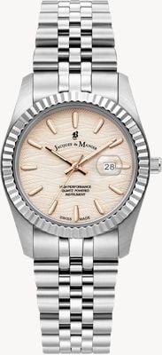 Jacques Du Manoir Inspiration Passion (34mm) Champagne Dial / Stainless Steel Bracelet JWL01802