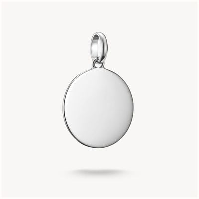 Thomas Sabo Large Silver Coin Pendant Charm - Connect CC1273-001-21