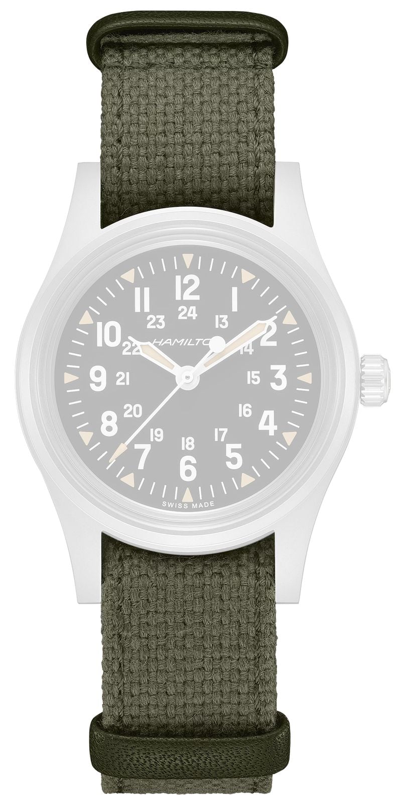 Hamilton Straps H6000002601 Khaki Field Green Nato Strap - Watch