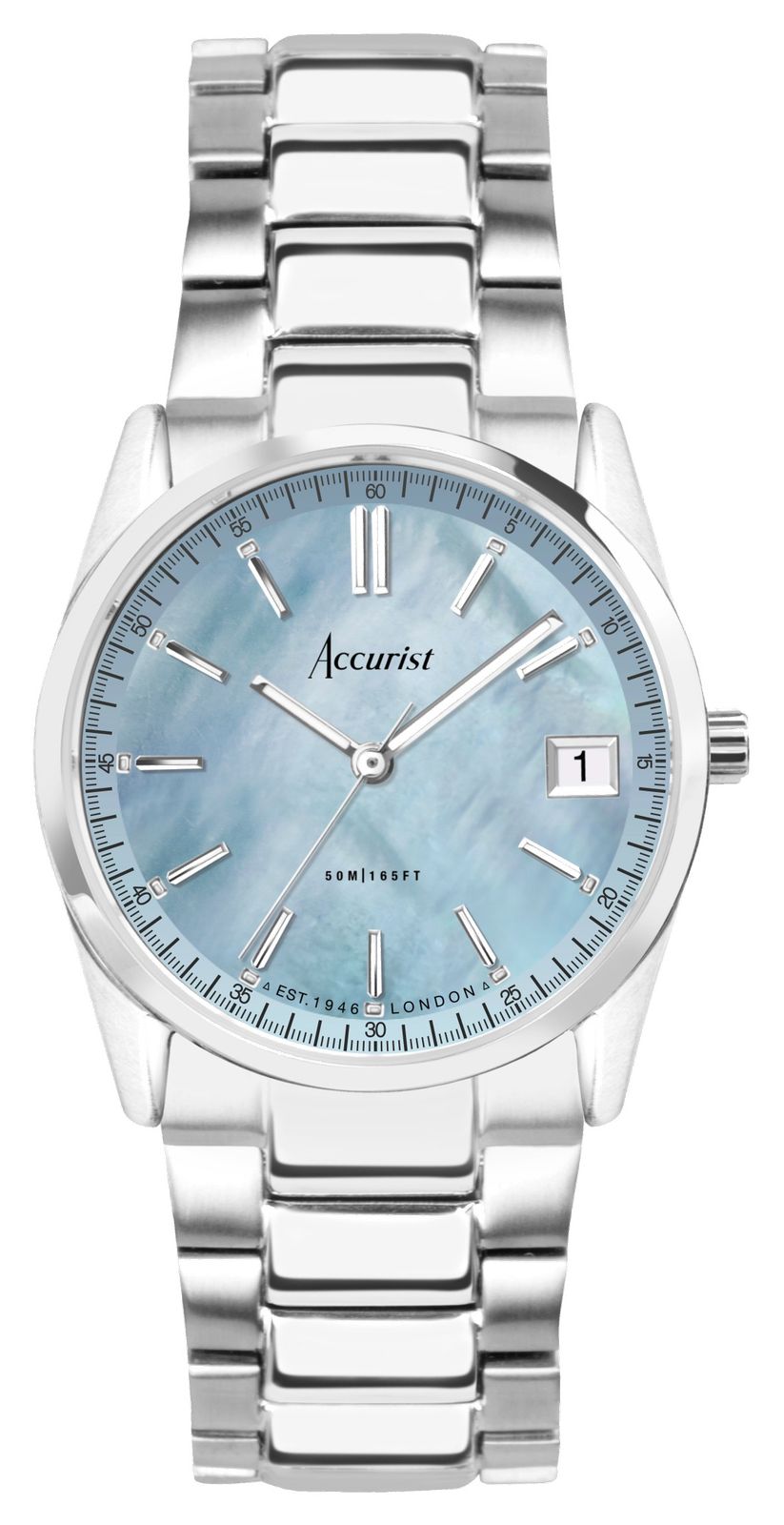 Accurist 74002 Women's Everyday (30mm) Blue Mother-of-Pearl Watch