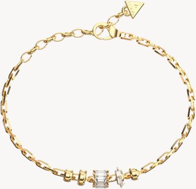 Guess Guess Jewellery Womens 8Mm Multi Charms Baguettes Bracelet UBB06329YGL