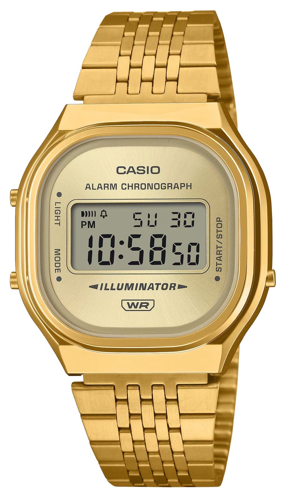 Casio A140WEG-9AEF A140 Series Alarm Chronograph Illuminator Watch