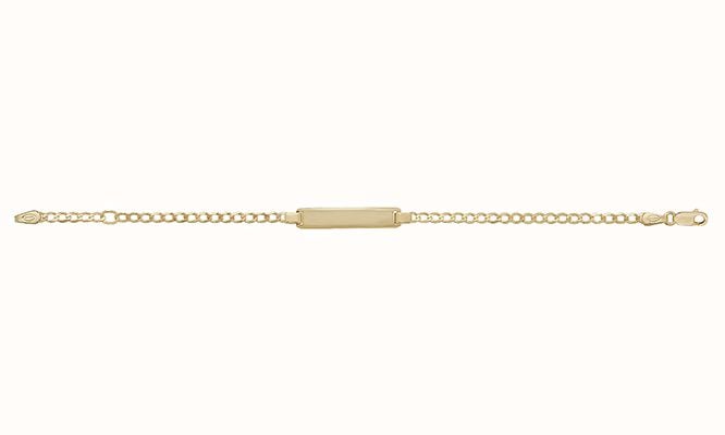 James Moore TH Babies' 9ct Yellow Gold ID Bracelet BR126