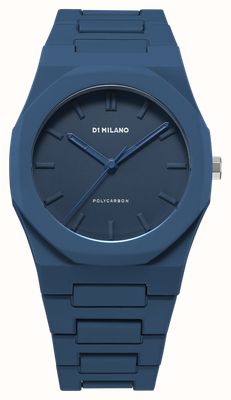 D1 Milano Polycarbon Navy Blue (40.5mm) Navy Blue Dial / Navy Blue Polycarbonate Strap PCBJ21