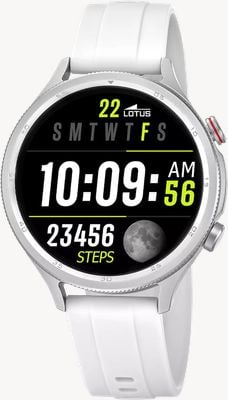 Lotus SmarTime Naya Lite 2nd Gen Smartwatch (43.5mm) Digital Display / White Rubber Strap 50203/1